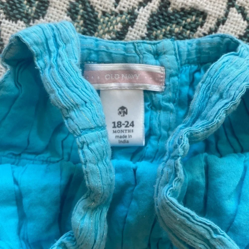 3/$15 SALE Old Navy 18-24 Months Blue Sparkly Dress